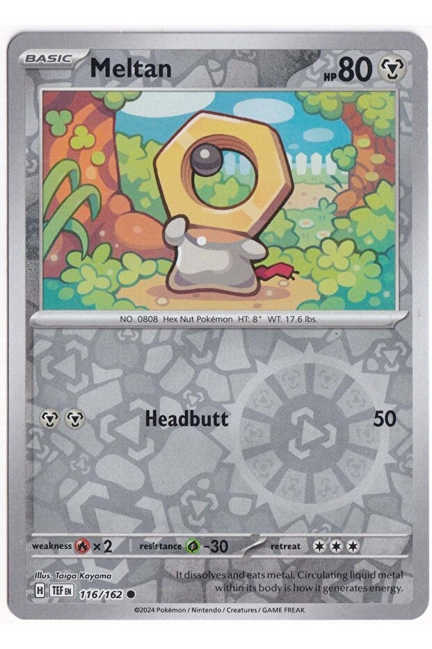 Meltan [Reverse Holo] 116/162 - Temporal Forces - Card (Mint)