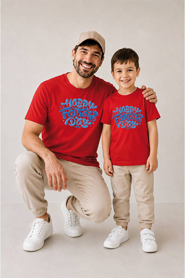 Father Son Combination Sold as a Single Item 100% Cotton Oversize T-Shirt Father's Day Gift