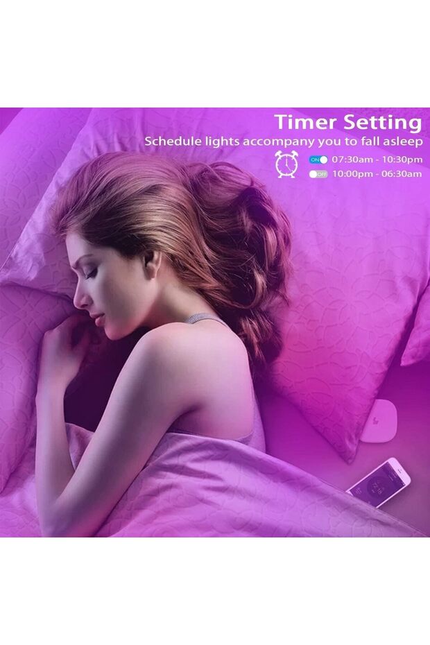 20M Wifi LED Strip Lights Smart LED Light Strips Compatible with Alexa, Google Home