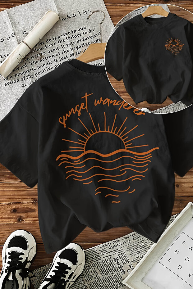 Sunset Wanderer Basic T-Shirt 27164 - 1