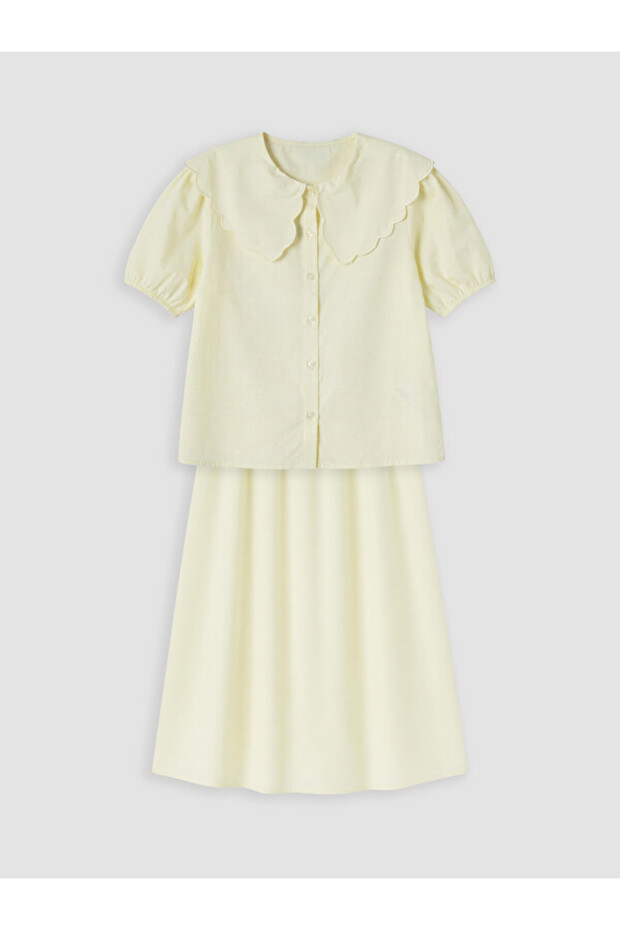 I Girls' Shirt and Skirt Set from Freezen Store