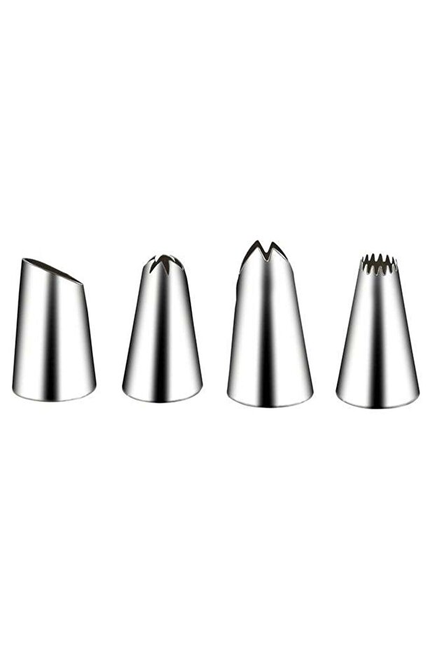 Cake Decor Set White/Silver - 3