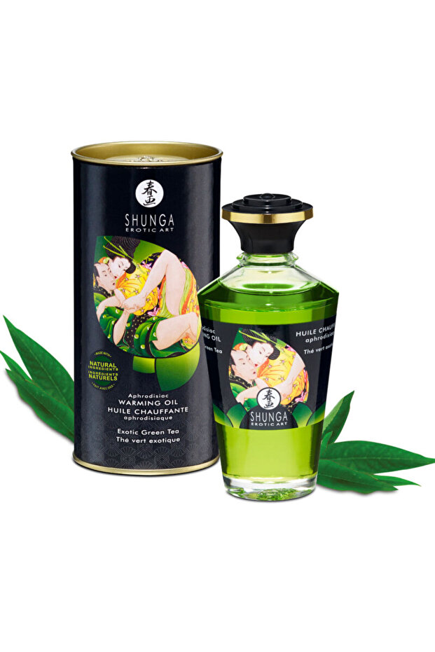 Ulei Masaj Green Tea cu Efect Termic 100ml - 1