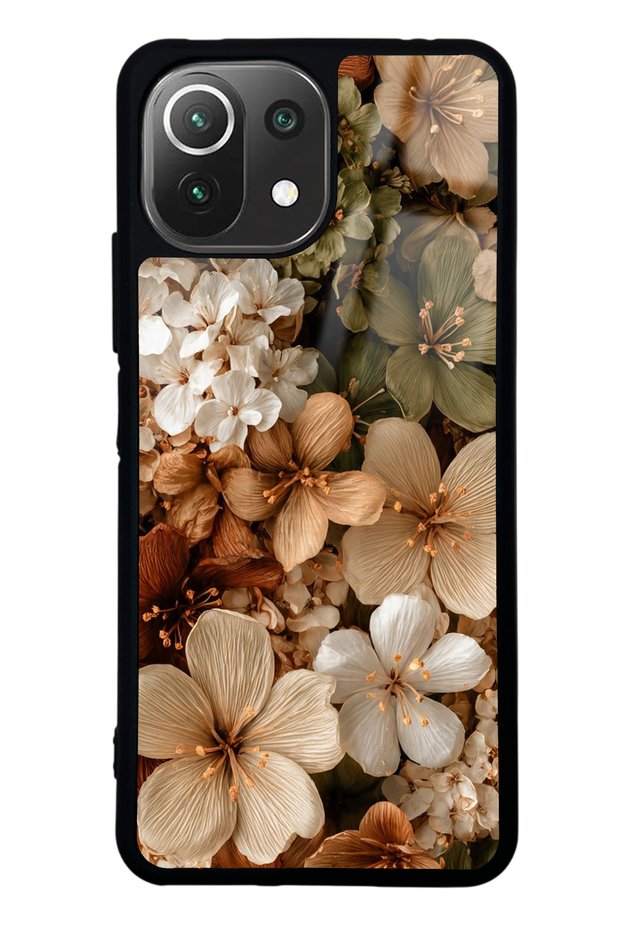 Xiaomi Mi 11 Lite Glossy Phone Case with Fall Bouquet Design