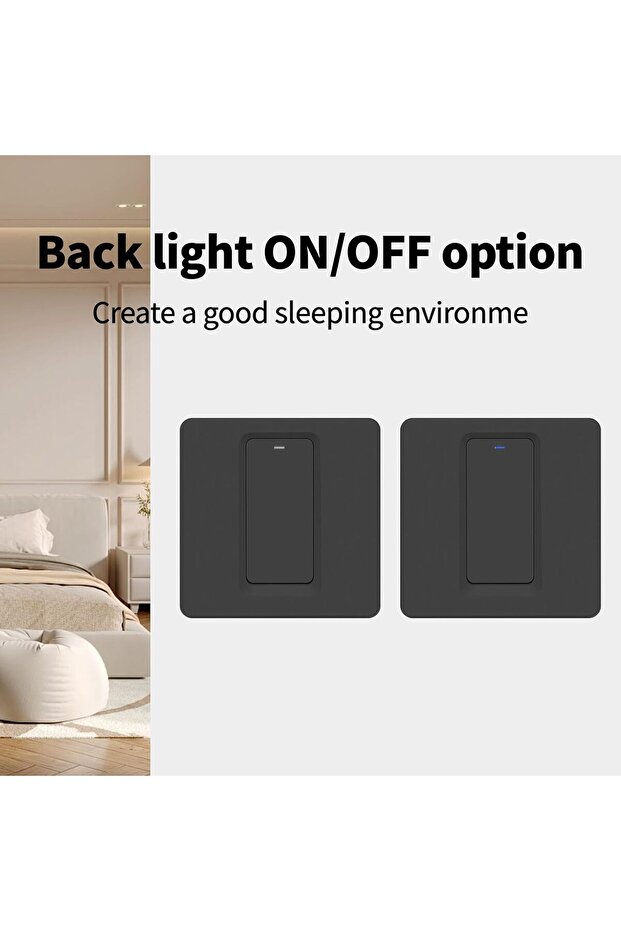 🔌 Smart Voice Control Light Switch - No Neutral Wire Required - 5