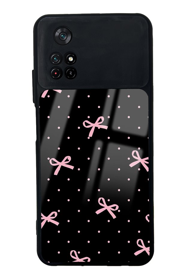 Xiaomi Poco M4 Pro Glossy Phone Case with Pink Ribbon Design
