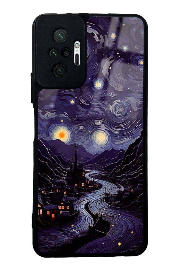 Xiaomi Redmi Note 10 Pro Vortex of Night Design Glossy Phone Case