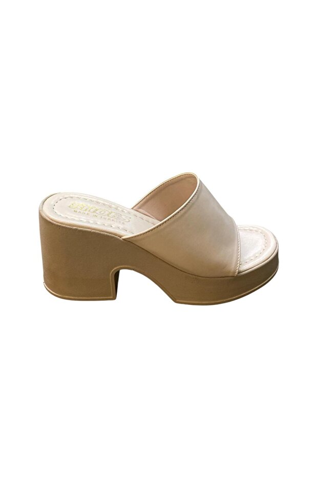 Women's Thick Sole Thick Heeled Full-Face Slippers