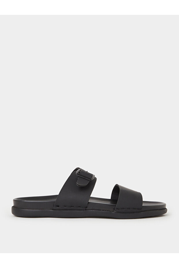 Men Solid Buckled Flat Sandals - 1