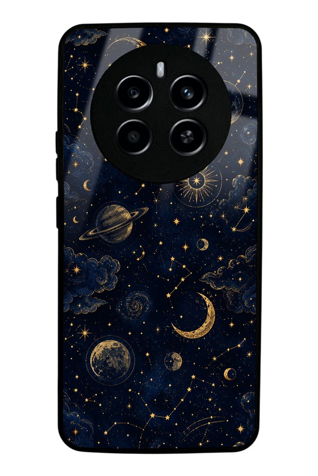 Realme 12 Celestial Night Design Glossy Phone Case