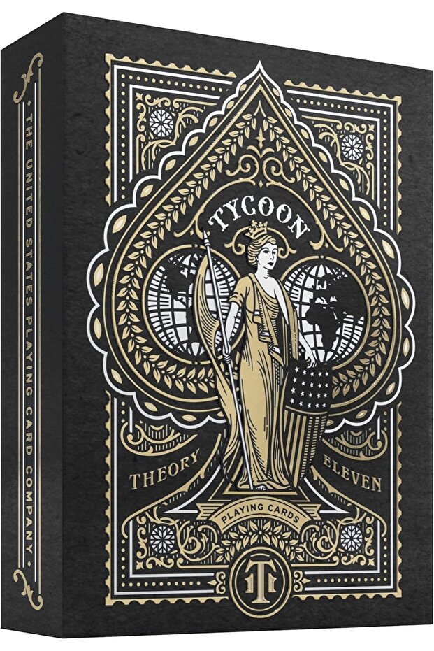 Theory11 Tycoon Black Premium Playing Card Deck Collectible