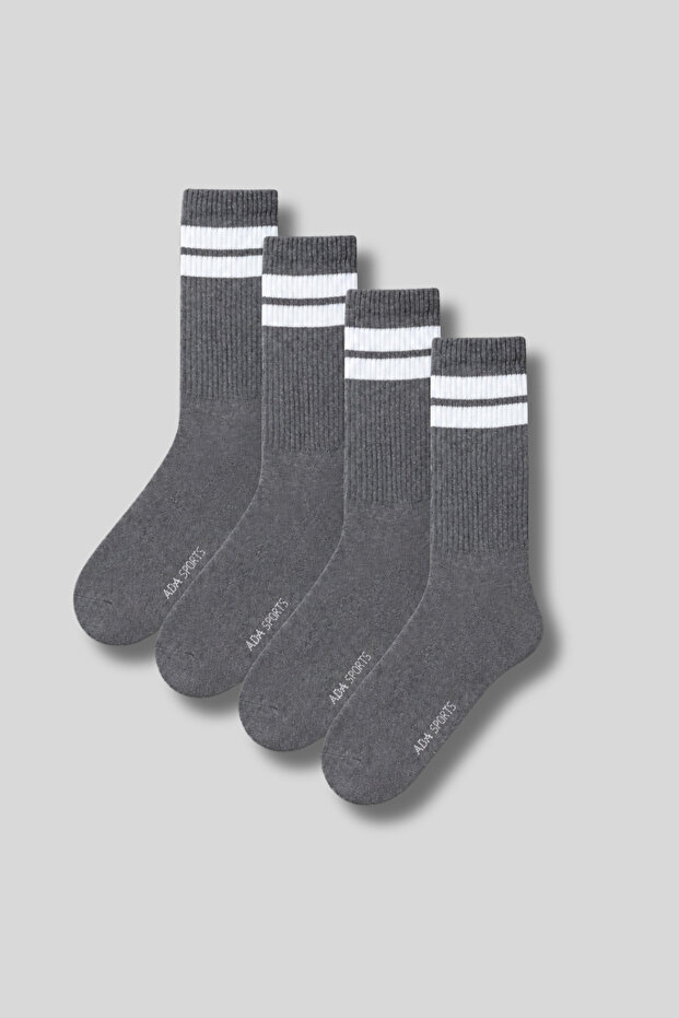 Men's 4-Pack Sole Towel Sports-Tennis Socks