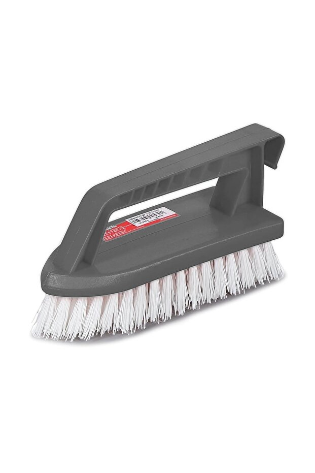 Grey Grip Washing Brush – Laundry Scrub Brush with Semi-Rigid Wavy Bristles