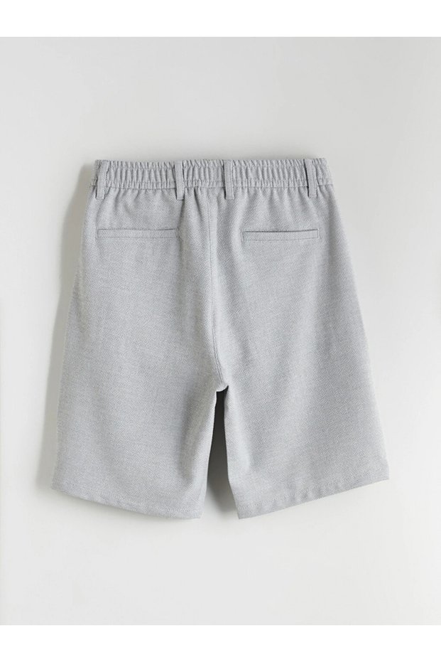 Gray Standard Fit Men's Shorts