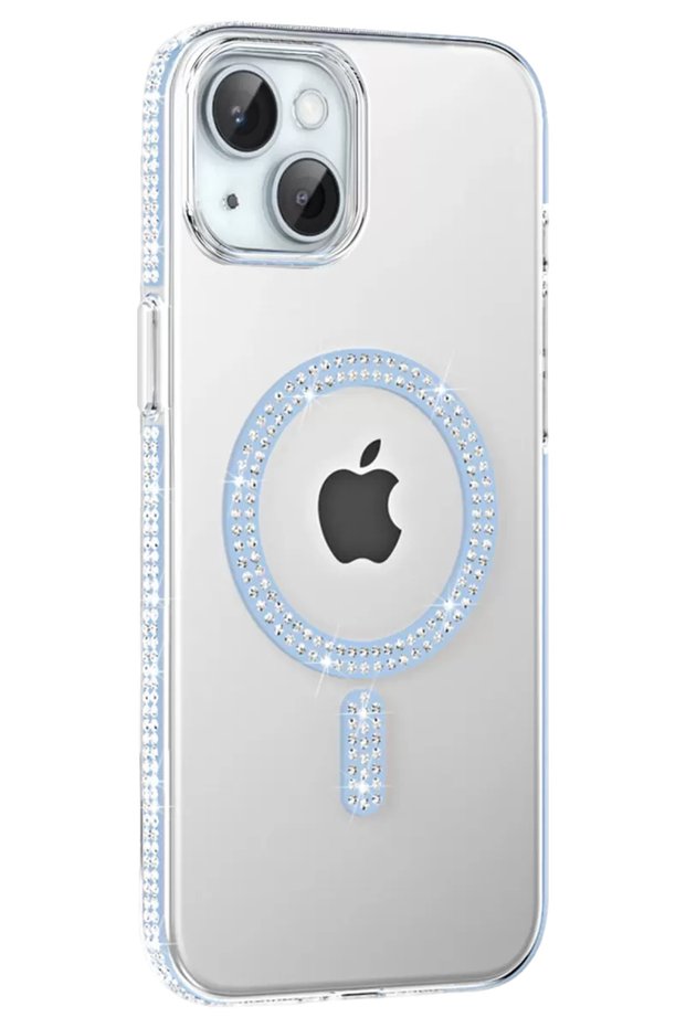 غطاء Joko iPhone 14 المتوافق مع Move Stone Magsafe - أزرق