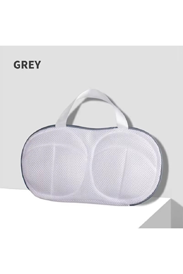 Gray Anti-deformation Bra Mesh Bag Machine-wash Special Polyester Bra Mesh Bags Laundry Brassiere Ba