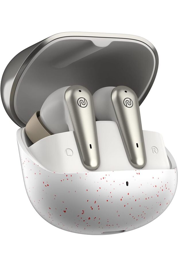 Buds X Prime in-Ear Truly Wireless Earbuds with 120H of Playtime, Quad Mic with ENC, Instacharge(10 min=200 min), Premium Dual Tone Finish, 11mm Driver, Bluetooth v5.3,(Champagne White)