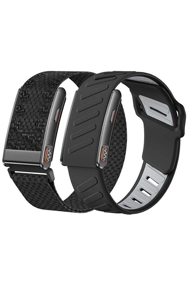 Black Smart Fitness Tracker Band – Comes with 1 Extra Interchangeable Strap | Advanced Health, Activity & Sleep