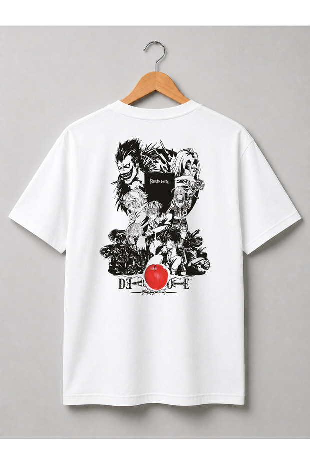 Premium Cotton Lu Death Note Anime Design Unisex Casual T-Shirt
