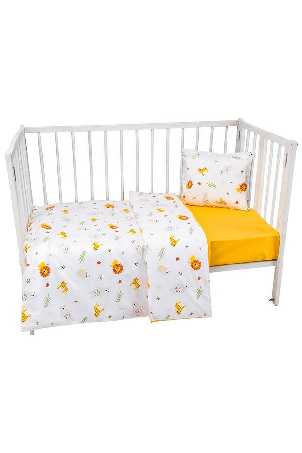 Cotton Duvet Cover Set - Yellow
