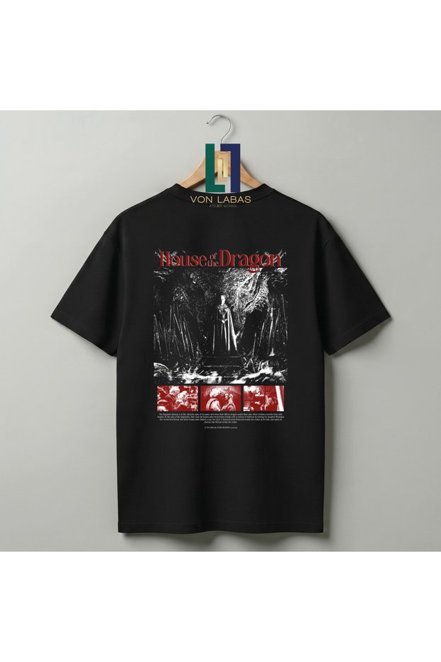 House of the Dragon Design Unisex Premium Cotton T-Shirt