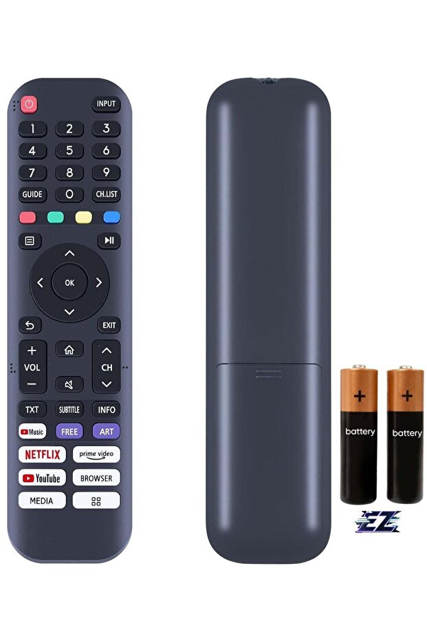 Replacement Remote Control EN2J30H for Hisense Vida Smart TV, Compatible with 32A45GV, 40H5G, 40A4GV, 40A40GV, 43H6G, 43A60G and more.