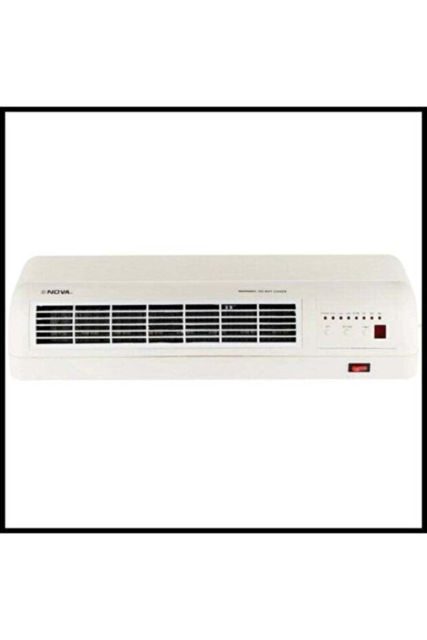 NH-1256WH Wall Mounted PTC Heater 2000W Electric Heater with Rapid Heating, Energy-Efficient Technology, Silent Operation, Adjustable Thermostat