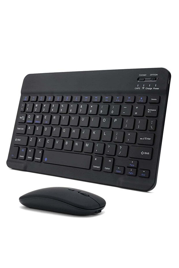 Rechargeable Bluetooth Keyboard and Mouse Combo Ultra-Slim Portable Compact Wireless Mouse Keyboard Set