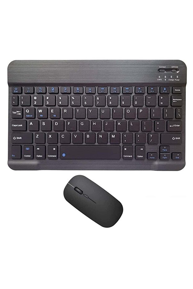 Arabic and English Bluetooth Keyboard and Mouse Combo, Ultra-Slim Portable Compact Wireless Mouse Keyboard Set