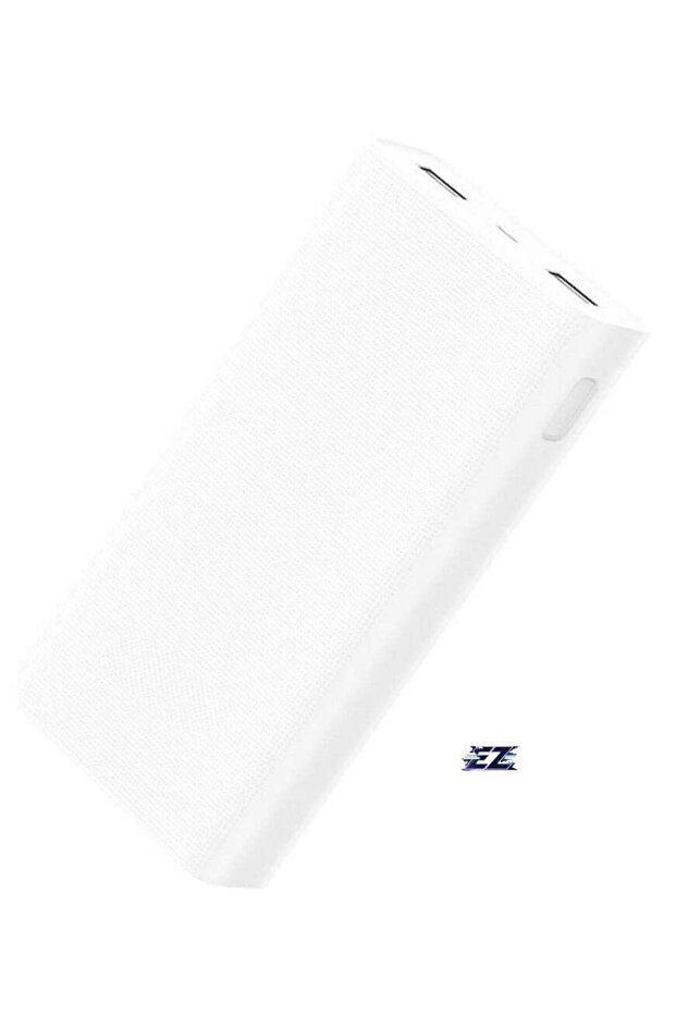 20000mAh 2C Power Bank – High-Capacity Portable Charger, Fast Charging, Compact and Lightweight, White