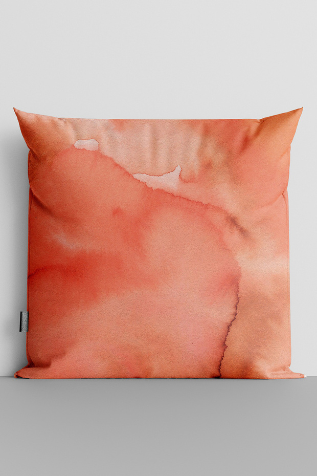 Watercolor Themed Double Sided Digital Printed Throw Pillow Cover - 2735