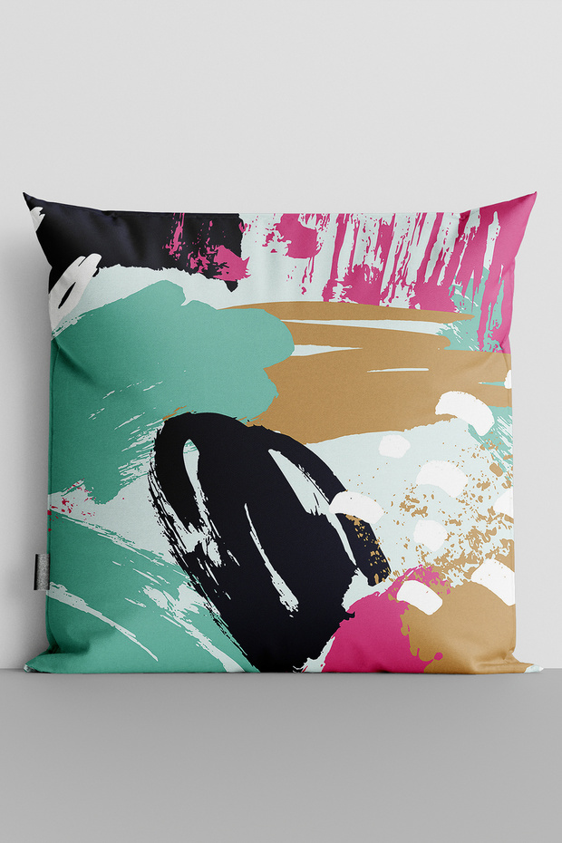 Abstract Shapes Double Sided Digital Printed Pillow Throw Pillow Cover-1241
