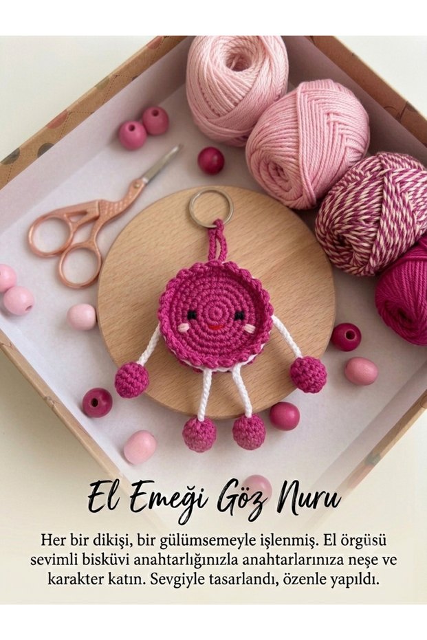 Hand-Knitted Amigurumi Keychain / Bag Charm