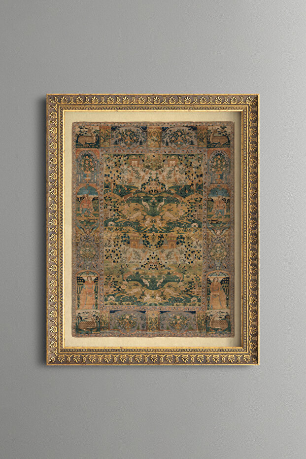 Carpet Pattern - Vintage Patterned Painting - Thin Model - 1