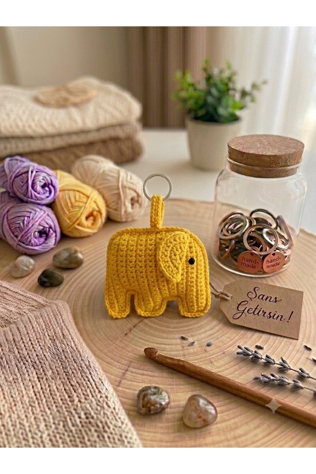 Hand-Knitted Amigurumi Keychain / Bag Charm