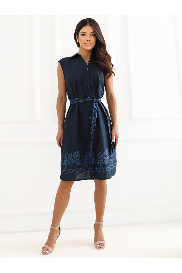 Rochie Dama Bleumarin - 6