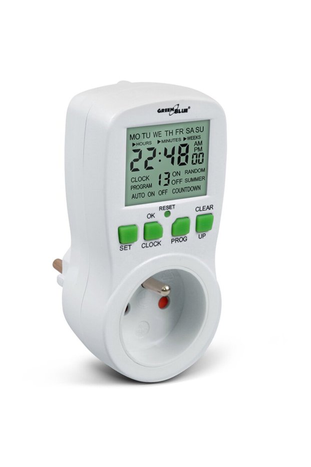 Digital timer switch, 16 programs, max 240 programs, GB107
