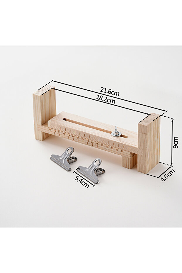 Style 02 1pc Necklace Bracelet Rope Solid Wooden Braiding Frame Adjustable Handmade Tools Braided Ro
