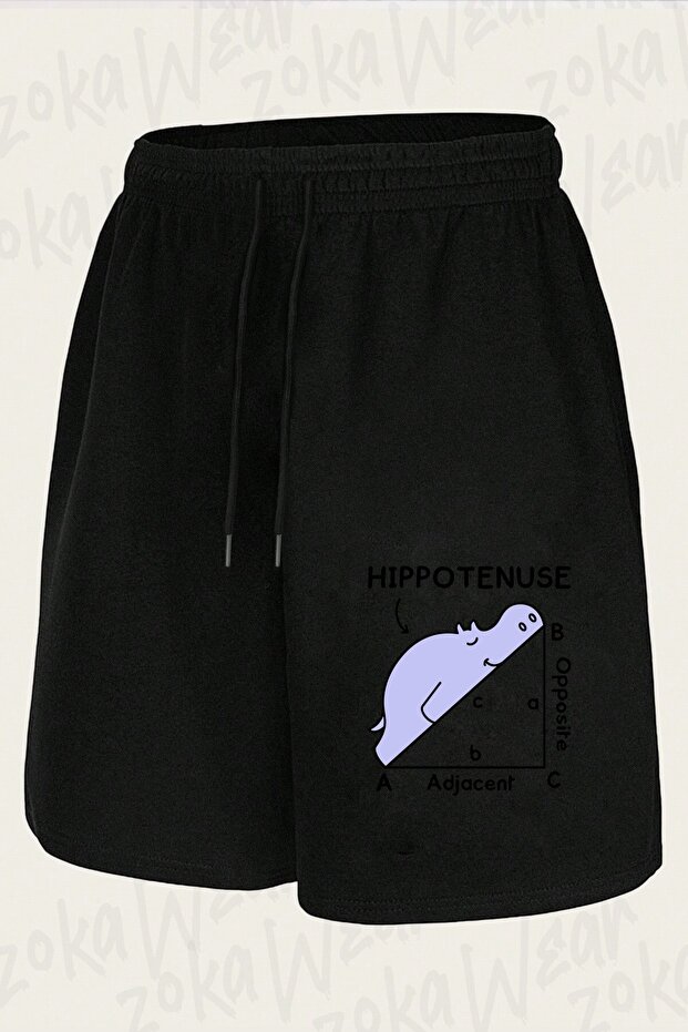 شورت مطبوع بتصميم هيبوتينوس للجنسين
