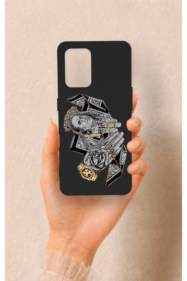 Oppo-A74 Compatible Self Made Patterned Silicone Case