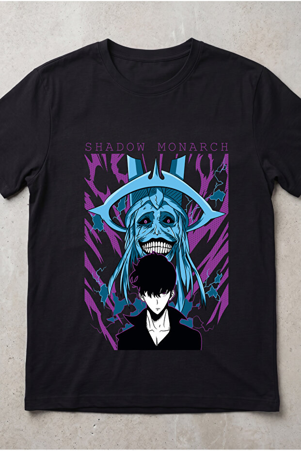 Solo Leveling Sung Jinwoo Anime Printed Standard Cut Unisex Tshirt
