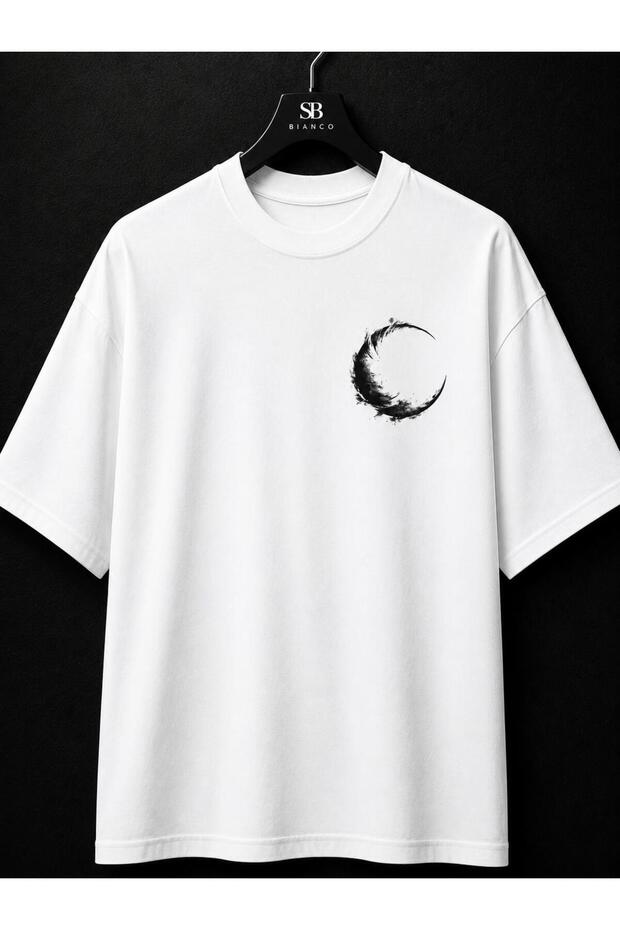 Zen Brush Graphic Printed Oversize Unisex Premium T-Shirt