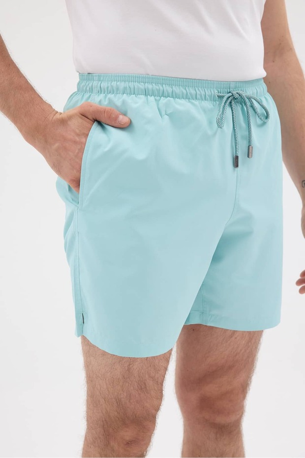 شورت سباحة رجالي بسيط بدون نقوش