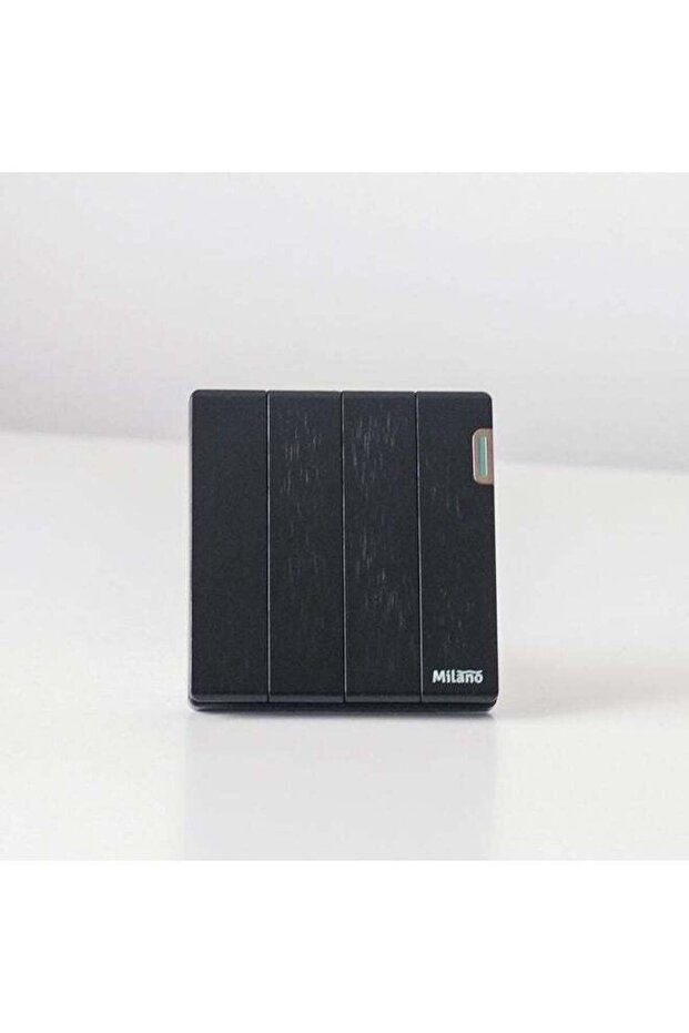 Milano 10A 4G 2W Switch Electrical Switches Sockets Outlets For Home Appliances Office Hotel Conventional Construction Project Aura Blk