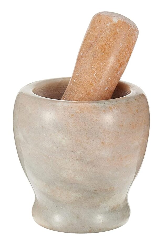 Pestle & Mortar Set | Premium Marble Grinder, Sturdy Mixing Bowl for Garlic Grinder Spices Herb Crusher Durable