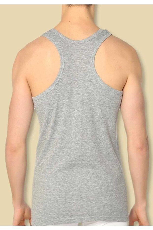 Men's Strappy 6 Pack Ribbed Sports Singlets