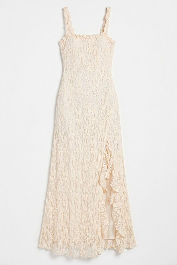 Rochie Midi din Dantelă - 1