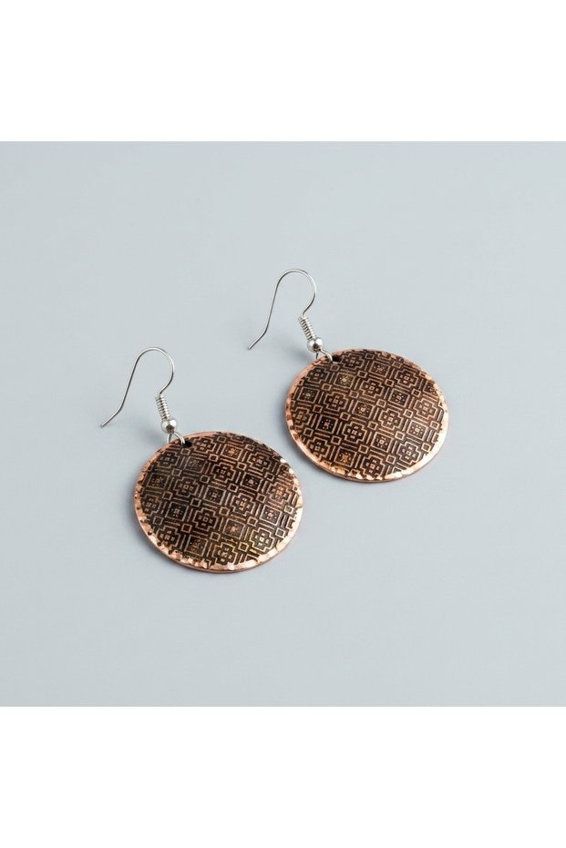 New Series 825 Bijouterie Earrings 100% Handmade Copper