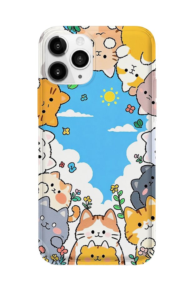 iPhone 11 Pro Compatible Printed Transparent Phone Case | Collection: Kawaiimilk Dreamies