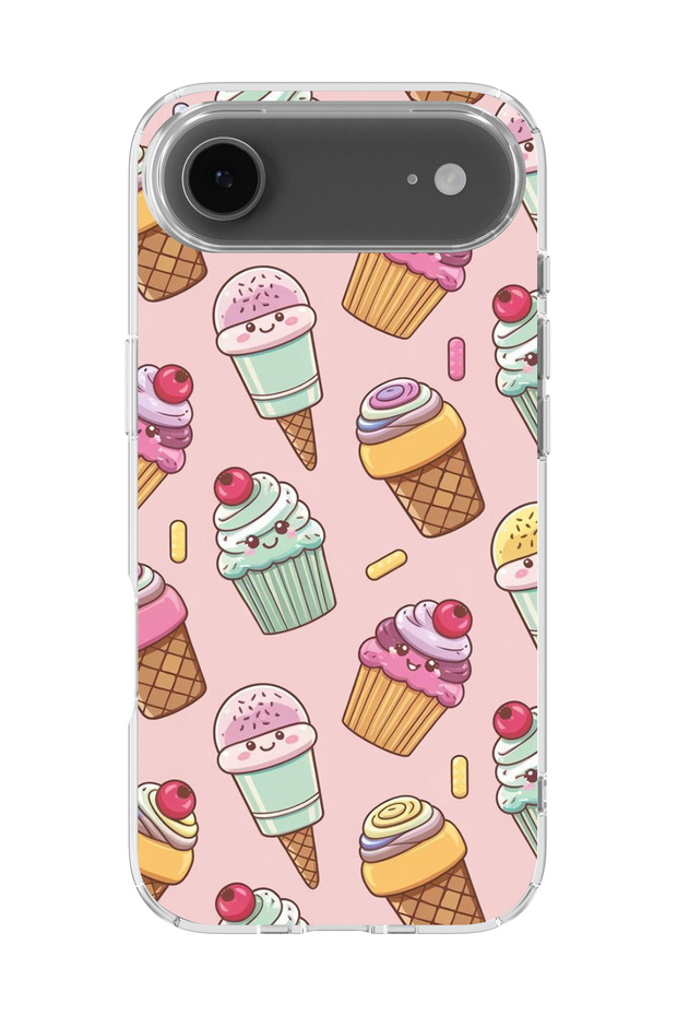 iPhone 17 Air Compatible Printed Transparent Phone Case | Collection: Kawaiimilk Dreamies